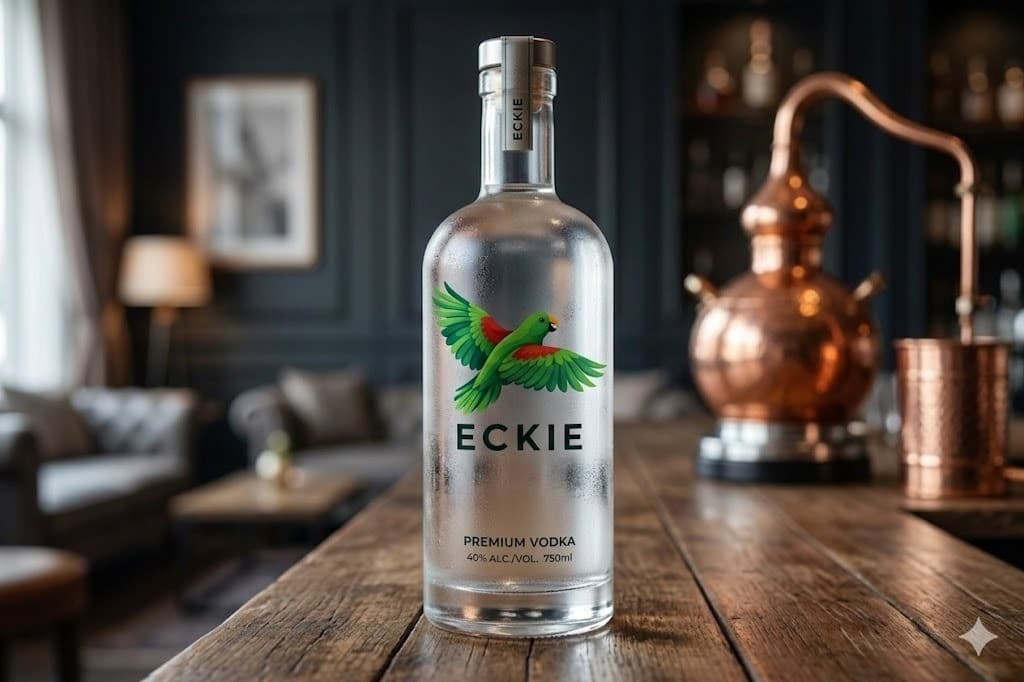 Premium whiskey, vodka, and gin selection